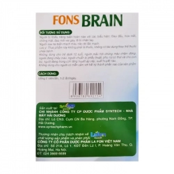 Viên uống tăng cường tuần hoàn máu não Lafon Fons Brain, Hộp 100 viên