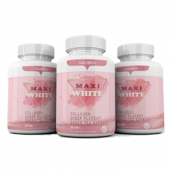 Viên uống trắng da Collagen Maxi White, Hộp 30 viên