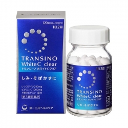 Viên uống trắng da Transino WhiteC Clear, Hộp 120 viên Viên uống trắng da Transino WhiteC Clear, Hộp 120 viên