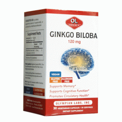 Viên uống tuần hoàn máu não Olympian Labs Ginkgo Biloba 120mg Hộp 30 viên Viên uống tuần hoàn máu não Olympian Labs Ginkgo Biloba 120mg Hộp 30 viên
