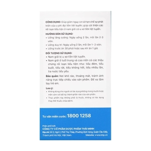 Vương Bảo Thái Minh 80 viên – Hỗ trợ u phì đại tiền liệt tuyến