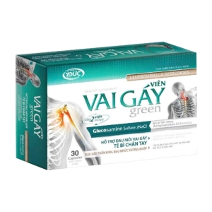 Viên Vai Gáy Green Dược Đức 3 vỉ x 10 viên – Hỗ trợ giảm đau mỏi vai gáy