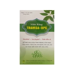 Viên xông TRAMSA-DPC, 2 Vỉ x 10 Viên