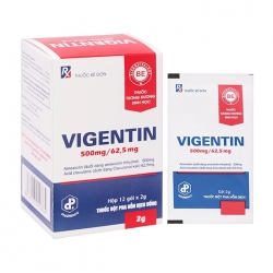 Vigentin 500mg/625mg Pharbaco 12 gói x 2g