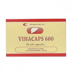 Vihacaps 600mg Minskintercaps 5 vỉ x 10 viên (Phospholipid) Vihacaps 600mg Minskintercaps 5 vỉ x 10 viên (Phospholipid)