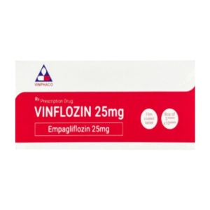 Vinflozin 25mg Vinphaco 3 vỉ x 10 viên (Empagliflozin)