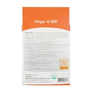 Vinger-6 ODF 5 miếng - Miếng dán chống ốm nghén phụ nữ