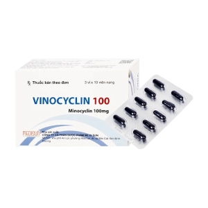 Vinocyclin 100 Medisun 3 vỉ x 10 viên Vinocyclin 100 Medisun 3 vỉ x 10 viên