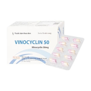 Vinocyclin 50 Medisun 3 vỉ x 10 viên Vinocyclin 50 Medisun 3 vỉ x 10 viên