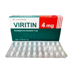 Viritin 4mg Hasan 1 vỉ x 30 viên (Perindopril tert-butylamin)