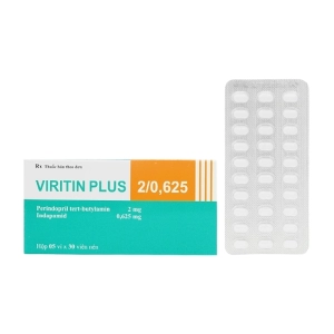 Viritin Plus 2/0.625 Hasan 5 vỉ x 30 viên (Perindopril tert-butylamin + Indapamid)