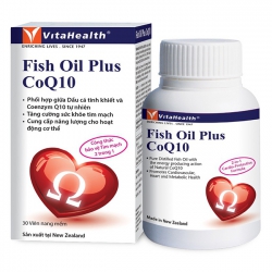 VitaHealth Fish Oil Plus CoQ10, Chai 30 viên