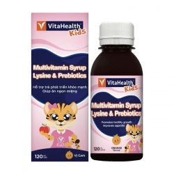 Vitahealth Multivitamin Syrup Lysine & Prebiotics, Chai 120ml Vitahealth Multivitamin Syrup Lysine & Prebiotics, Chai 120ml