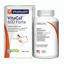 Vitahealth VitaCal 600 Forte, Chai 60 viên Vitahealth VitaCal 600 Forte, Chai 60 viên