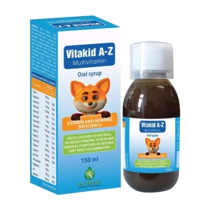 Vitakid A-Z Erbex 150ml - Bổ sung vitamin, khoáng chất cho cơ thể