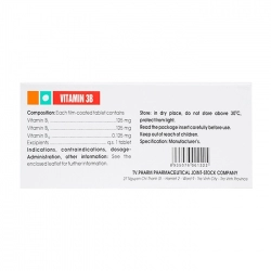 Vitamin 3B TV.PHARM, 10 vỉ x 10 viên
