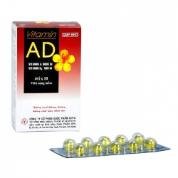 VITAMIN AD OPC - Hỗ trợ phòng và điều trị thiếu vitamin A + D