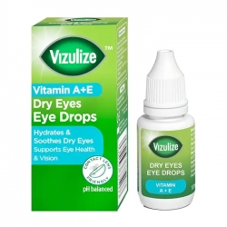 Vitamin A+E Dry Eyes Eye Drops Vizulize 10ml - Giúp giảm khô mắt, mỏi mắt