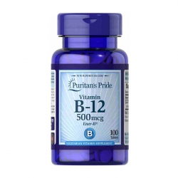 Vitamin B12 500mcg Puritans Pride 100 viên - Viên uống bổ sung Vitamin B12 Vitamin B12 500mcg Puritans Pride 100 viên - Viên uống bổ sung Vitamin B12