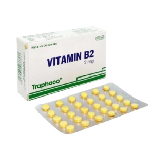 Vitamin B2 2mg Traphaco 6 vỉ x 30 viên Vitamin B2 2mg Traphaco 6 vỉ x 30 viên