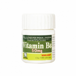 Vitamin B6 50mg Nadyphar, Chai 100 viên