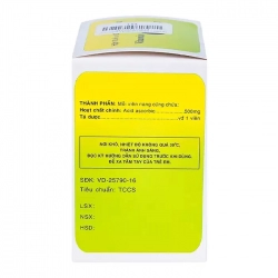 Vitamin C 500mg Vidipha 10 vỉ x 10 viên