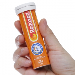 Viên sủi điều trị thiếu hụt Vitamin C và kẽm Redoxon | Tuýp 10 viên