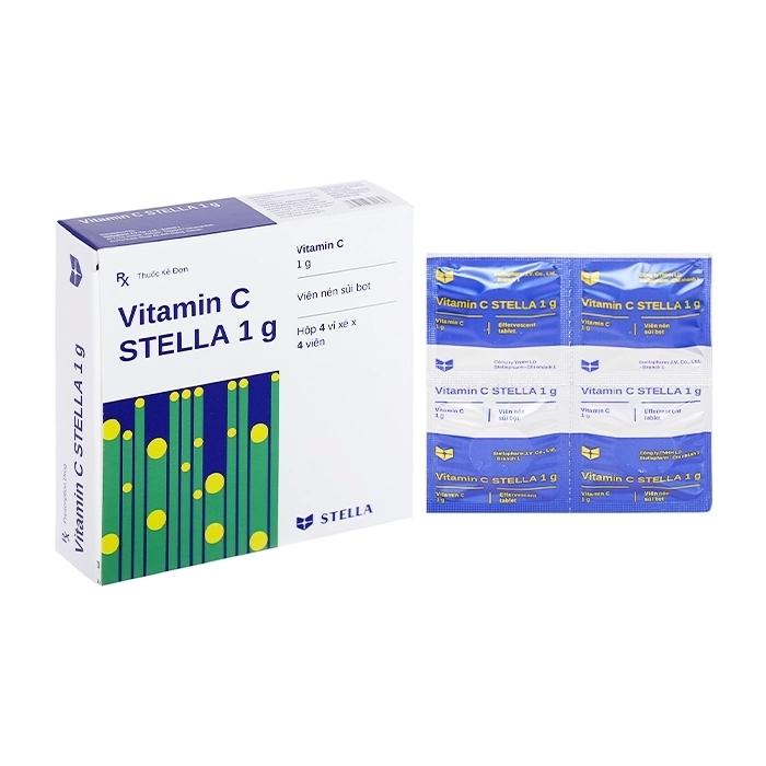 Vitamin C Stella 1g 4 vỉ x 4 viên