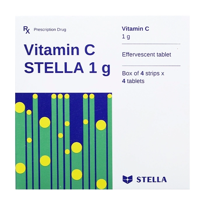 Vitamin C Stella 1g 4 vỉ x 4 viên