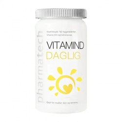 Vitamin D Daglig Pharmatech 160 viên - Bổ sung Vitamin D Vitamin D Daglig Pharmatech 160 viên - Bổ sung Vitamin D