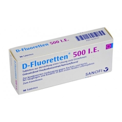 Vitamin D Fluoretten 500 I.E giúp chống còi xương ở trẻ em Vitamin D Fluoretten 500 I.E giúp chống còi xương ở trẻ em