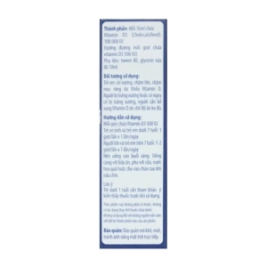 Vitamin D3 Kingphar 10ml - Bổ sung Vitamin D cho cơ thể