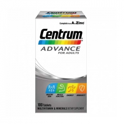 Vitamin dành cho người dưới 50 tuổi Centrum Advance For Adults, Hộp 100 viên