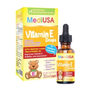 Vitamin E Drops MediUSA 30ml - Hỗ trợ miễn dịch cho bé