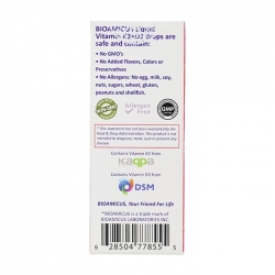 Vitamin K2+D3 Bioamicus 10ml - Nhỏ giọt bổ xương cho trẻ