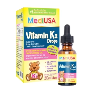 Vitamin K2 Drops MediUSA 30ml - Bổ sung Vitamin K2, miễn dịch cho bé