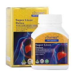 Tpbvsk giải độc gan Vitatree Super Liver Detox, Lọ 100 viên