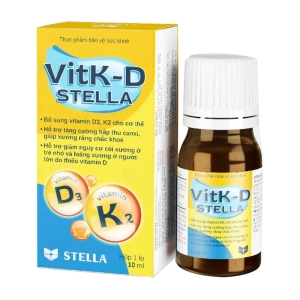 VitK-D Stella 1 lọ 10ml - Bổ sung vitamin D3, K2 cho cơ thể