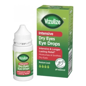 Vizulize Intensive Dry Eye Drops 10ml cung cấp độ ẩm tăng cường dưỡng chất cho mắt