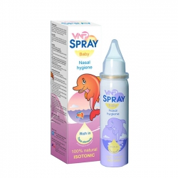 Dung dịch muối biển VNP Spray Baby, Lọ 100ml Dung dịch muối biển VNP Spray Baby, Lọ 100ml