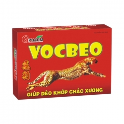Tpbvsk xương khớp Gpharm Vocbeo, Hộp 60 viên