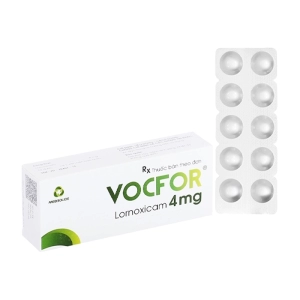 Vocfor 4mg Medbolide 3 vỉ x 10 viên (Lornoxicam)