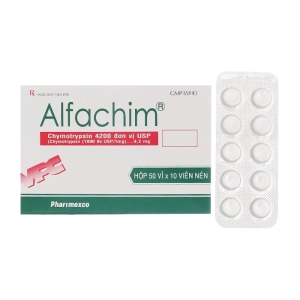 Alfachim Pharimexco 50 vỉ x 10 viên Alfachim Pharimexco 50 vỉ x 10 viên