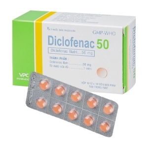 Diclofenac 50 Pharimexco 10 vỉ x 10 viên