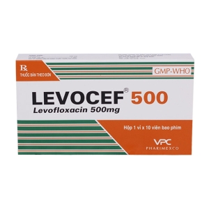 Levocef 500 Pharimexco 1 vỉ x 10 viên