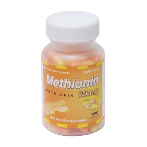 Methionin 250mg Pharimexco 100 viên Methionin 250mg Pharimexco 100 viên