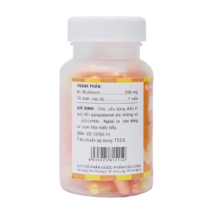 Methionin 250mg Pharimexco 100 viên