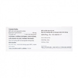 Waisan 50mg Bidiphar 10 vỉ x 10 viên Waisan 50mg Bidiphar 10 vỉ x 10 viên