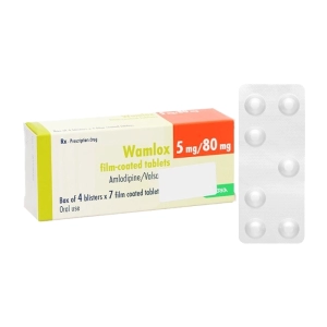 Wamlox 5mg/80mg Krka 4 vỉ x 7 viên Wamlox 5mg/80mg Krka 4 vỉ x 7 viên