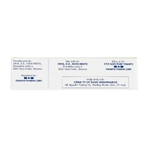 Wamlox 5mg/80mg Krka 4 vỉ x 7 viên Wamlox 5mg/80mg Krka 4 vỉ x 7 viên